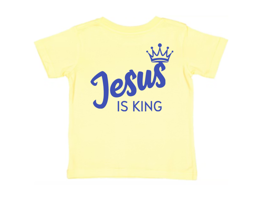 Jesus is King TODDLER TEE - Bold truth. Timeless style