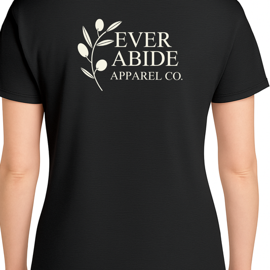 Ever Abide Logo Black Tee