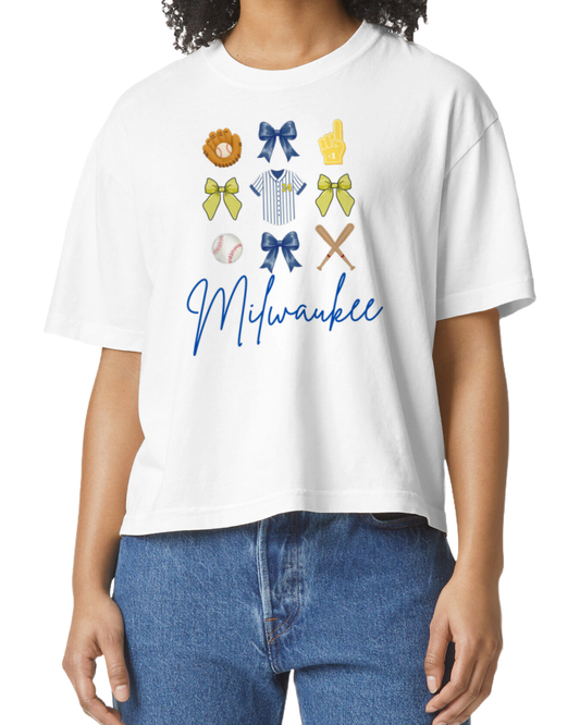 Bows and Baseball Shirt