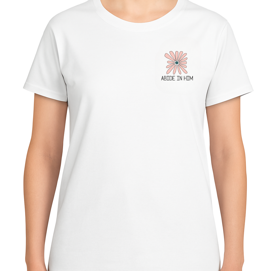 Abide in Him TEE - Stay Close. Stay Rooted.