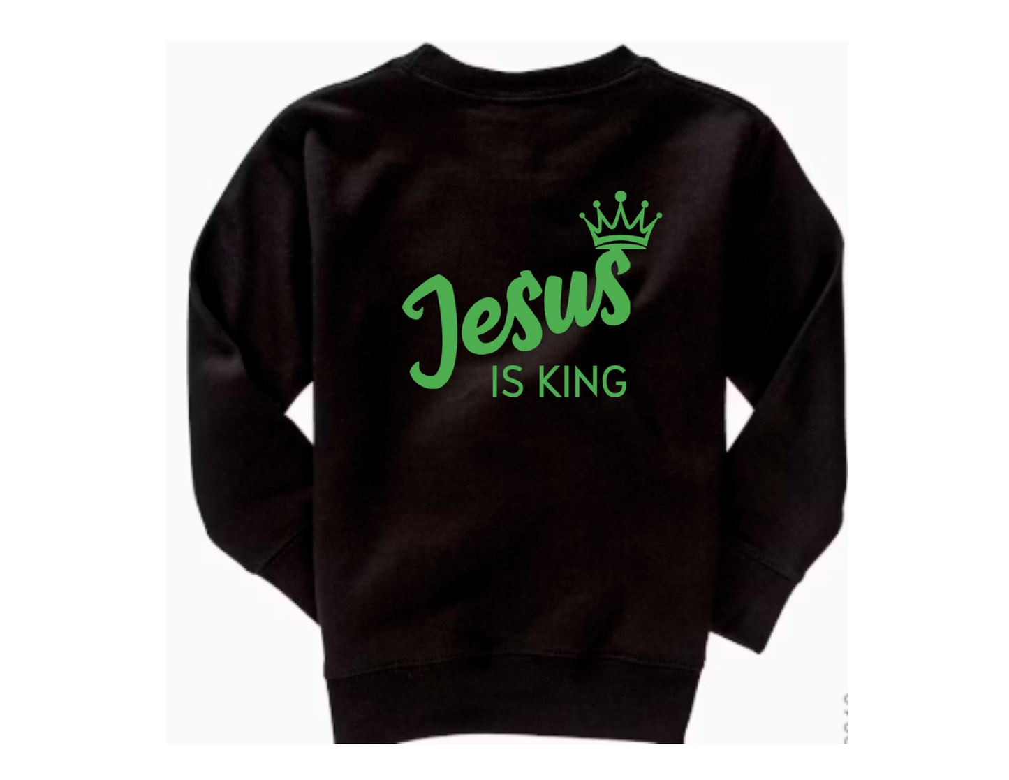 Jesus is King TODDLER SWEATSHIRT - Bold truth. Timeless style