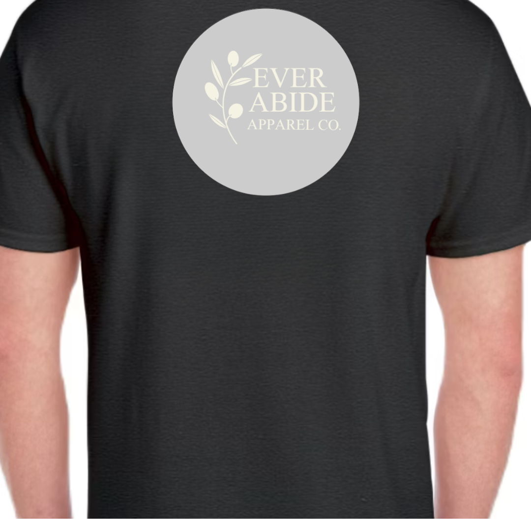 Ever Abide Circle Logo - Black