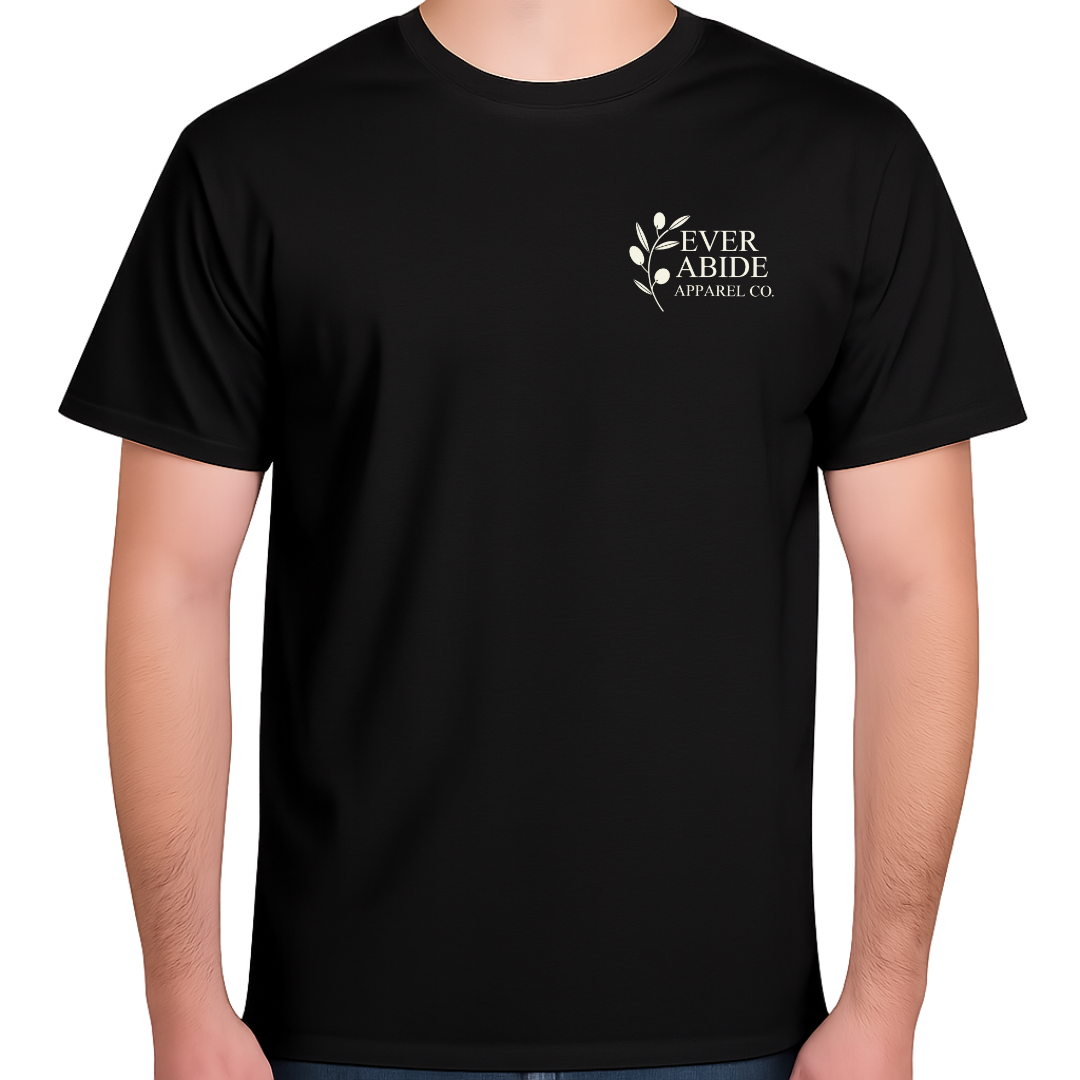 Ever Abide Logo Black Tee