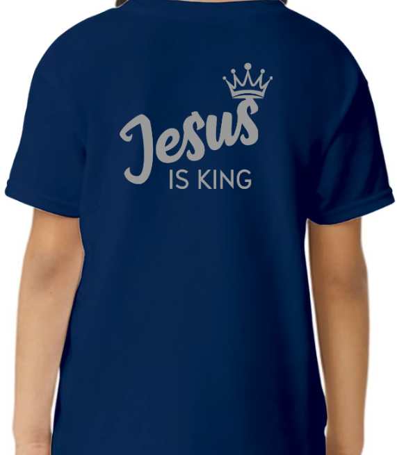 Jesus is King YOUTH TEE - Bold truth. Timeless style