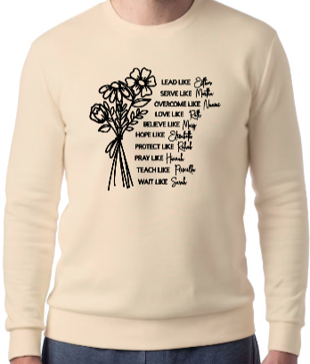Women of the Bible SWEATSHIRT