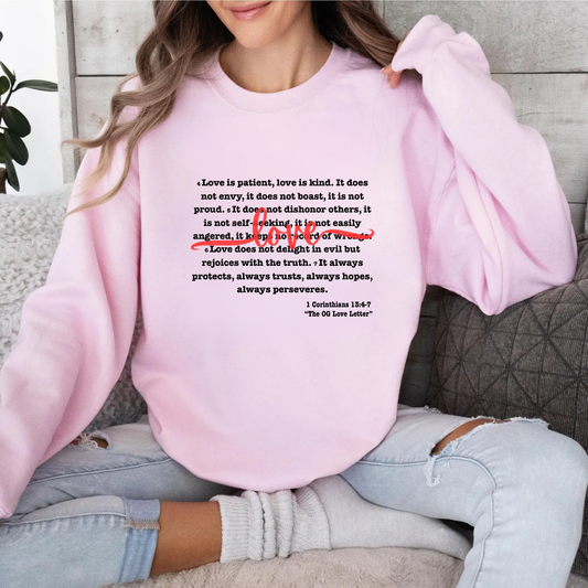 The OG Love Letter Tee/Sweatshirt