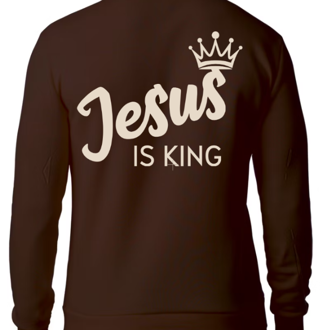 Jesus is King SWEATSHIRT - Bold truth. Timeless style