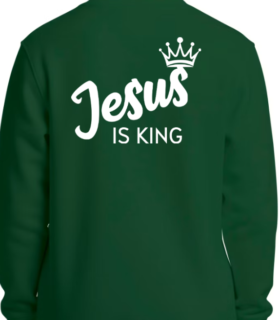 Jesus is King YOUTH SWEATSHIRT - Bold truth. Timeless style