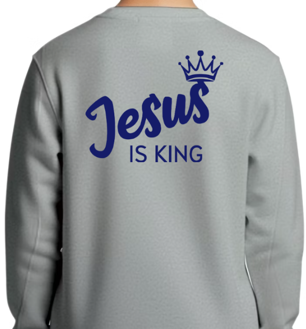 Jesus is King YOUTH SWEATSHIRT - Bold truth. Timeless style