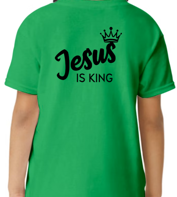 Jesus is King YOUTH TEE - Bold truth. Timeless style