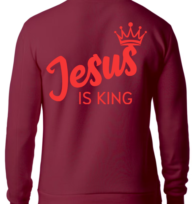 Jesus is King SWEATSHIRT - Bold truth. Timeless style