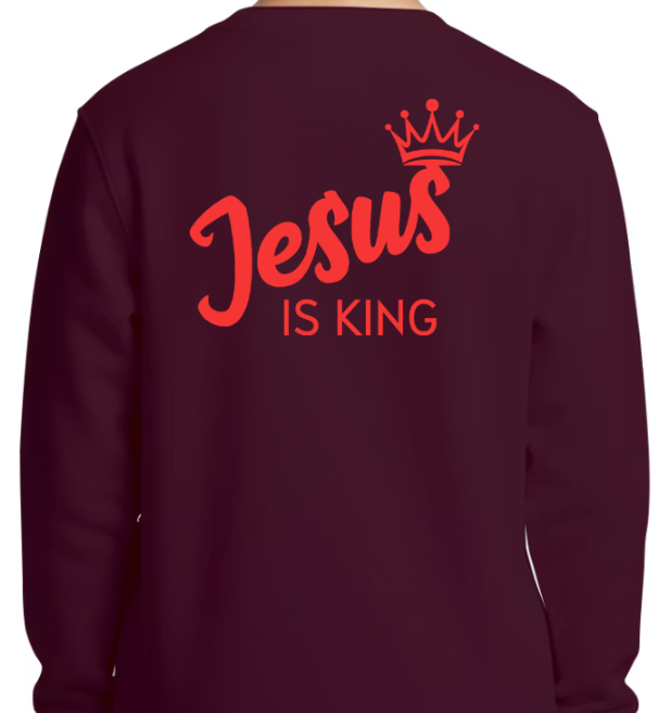 Jesus is King YOUTH SWEATSHIRT - Bold truth. Timeless style