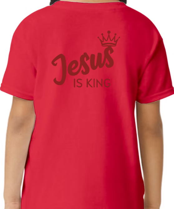 Jesus is King YOUTH TEE - Bold truth. Timeless style