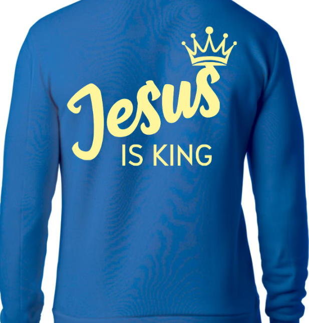 Jesus is King SWEATSHIRT - Bold truth. Timeless style