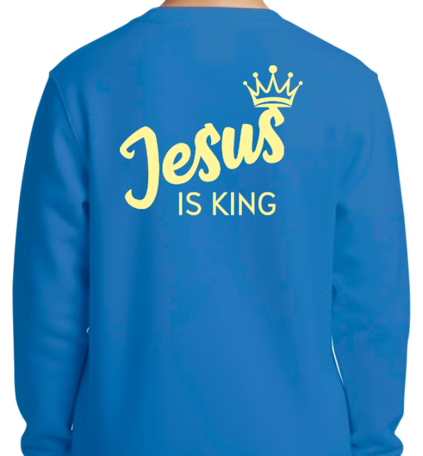 Jesus is King YOUTH SWEATSHIRT - Bold truth. Timeless style