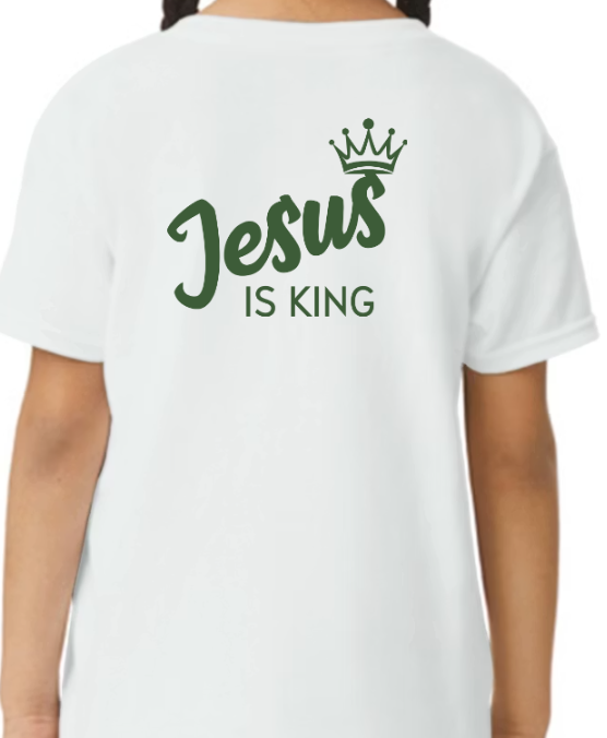 Jesus is King YOUTH TEE - Bold truth. Timeless style