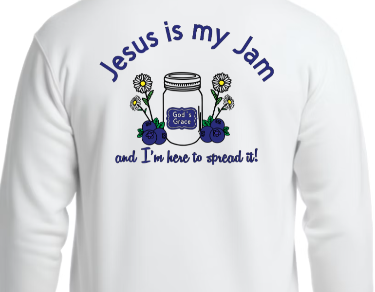 Jesus is My Jam SWEATSHIRT - Sweet Faith, Bold Truth